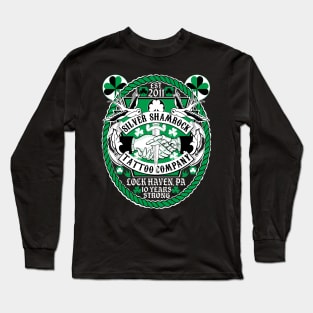 Silver Shamrock Tattoo Company 10 Years and Running! Long Sleeve T-Shirt